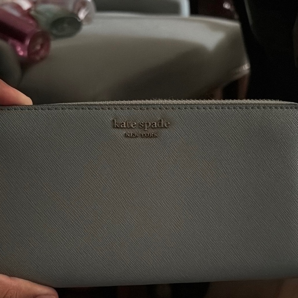 Kate Spade Elegant Gray Clutch